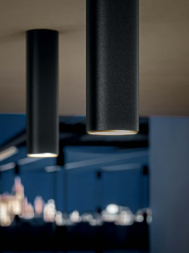 TUBE - LED aluminium ceiling lamp by Quadrifoglio Group - view 3